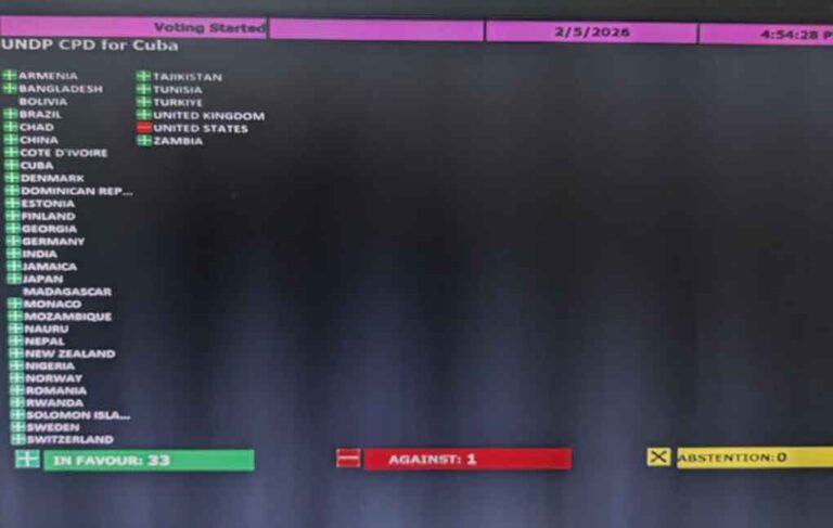 Cuba soutien international blocus