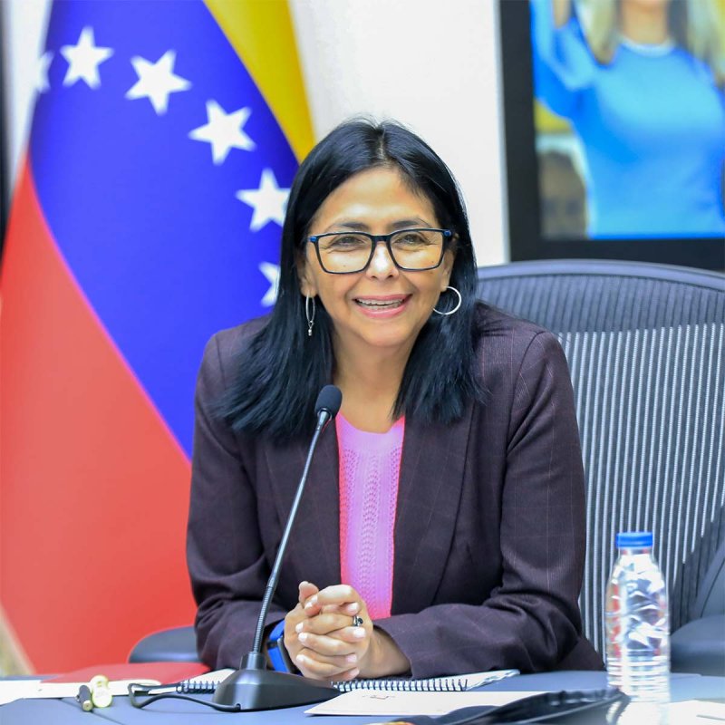 Delcy Rodríguez, vice-présidente et présidente intérimaire / Wikimedia CC