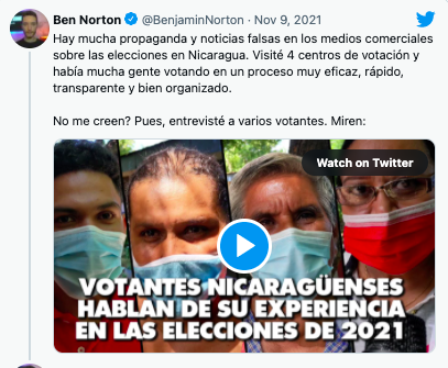 Mythes et Réalités sur les élections de 2021 au Nicaragua - Ben NORTON